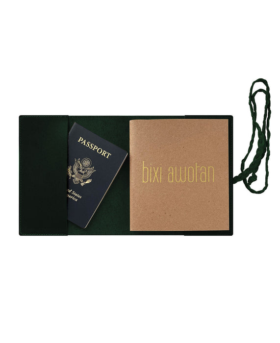 Green Leather Traveler - Passport Cover