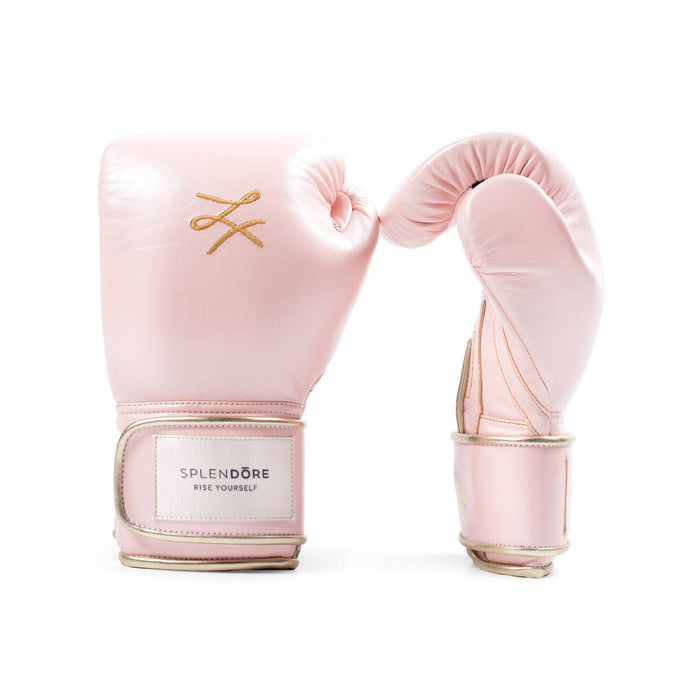 PINK LEATHER BOXING GLOVES FOR WOMEN 12 OZ